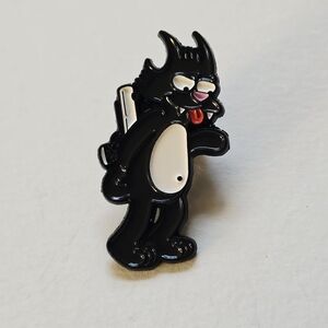Simpsons Scratchy Cat Pin